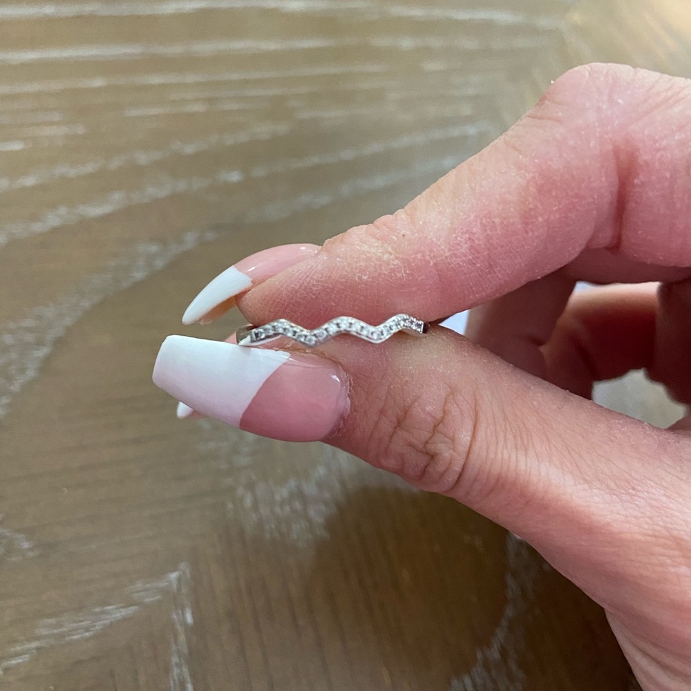 Touchstone Crystal silver ring